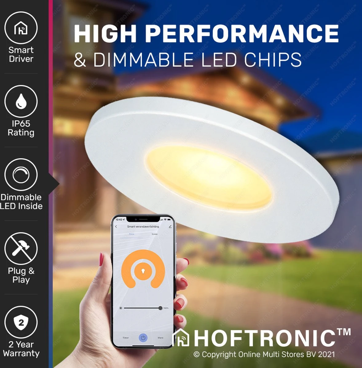 6x Milano RVS Smart LED Inbouwspots complete set - Wifi & Bluetooth - 12V - 3 Watt - 2700K warm wit - Veranda verlichting - Voor binnen en buiten 6x Milano RVS Smart LED Inbouwspots Complete Set - Wifi & Bluetooth - 12V - 3 Watt - 2700K Warm Wit - Veranda Verlichting - Voor Binnen En Buiten -Tuinmeubelseries Winkel 1178x1200 10