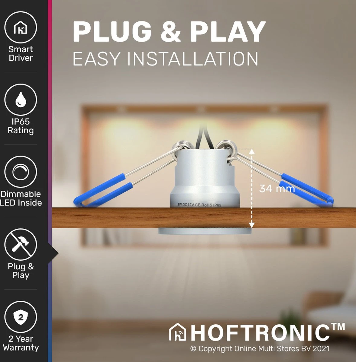 6x Milano RVS Smart LED Inbouwspots complete set - Wifi & Bluetooth - 12V - 3 Watt - 2700K warm wit - Veranda verlichting - Voor binnen en buiten 6x Milano RVS Smart LED Inbouwspots Complete Set - Wifi & Bluetooth - 12V - 3 Watt - 2700K Warm Wit - Veranda Verlichting - Voor Binnen En Buiten -Tuinmeubelseries Winkel 1178x1200 11