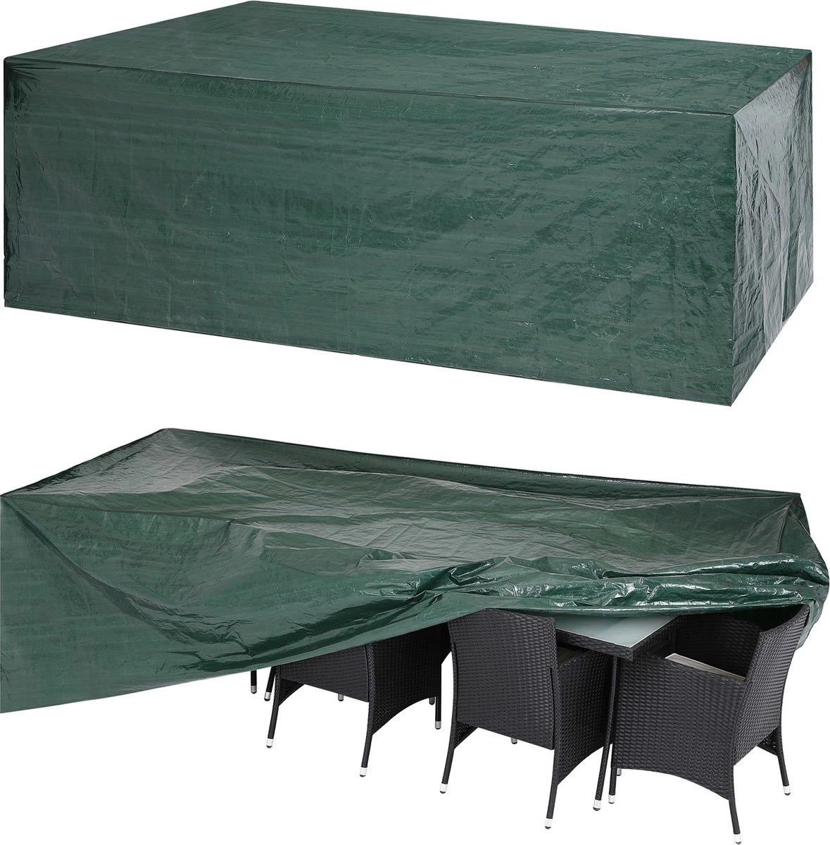 Kingsleeve Tuinmeubelhoes - Beschermhoes - Weerbestendig -308x138x89cm - Groen Kingsleeve Tuinmeubelhoes - Beschermhoes - Weerbestendig -308x138x89cm - Groen -Tuinmeubelseries Winkel