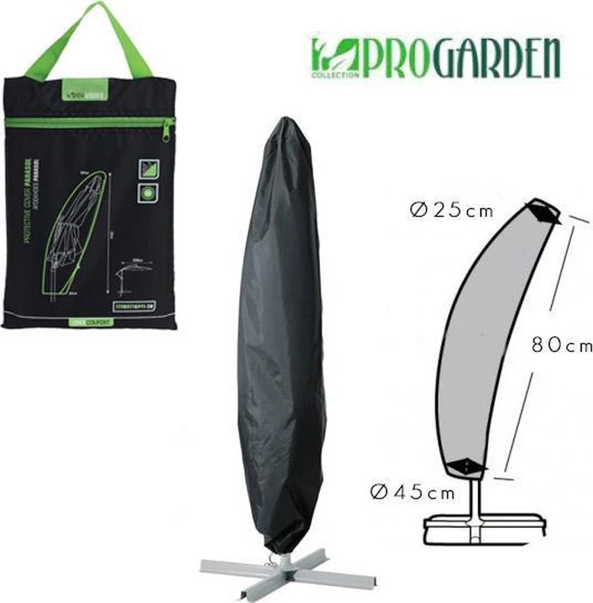 ProGarden luxe zweefparasolhoes - Zweefparasol hoes Pro Garden ProGarden Luxe Zweefparasolhoes - Zweefparasol Hoes -Tuinmeubelseries Winkel