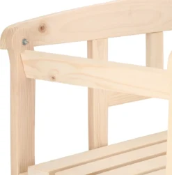 Merkloos Springos Tuinbank | Tuinbankje | Zitbank Buiten | Naaldhout | 119 X 78 X 45 Cm | Licht -Tuinmeubelseries Winkel 1183x1200 2