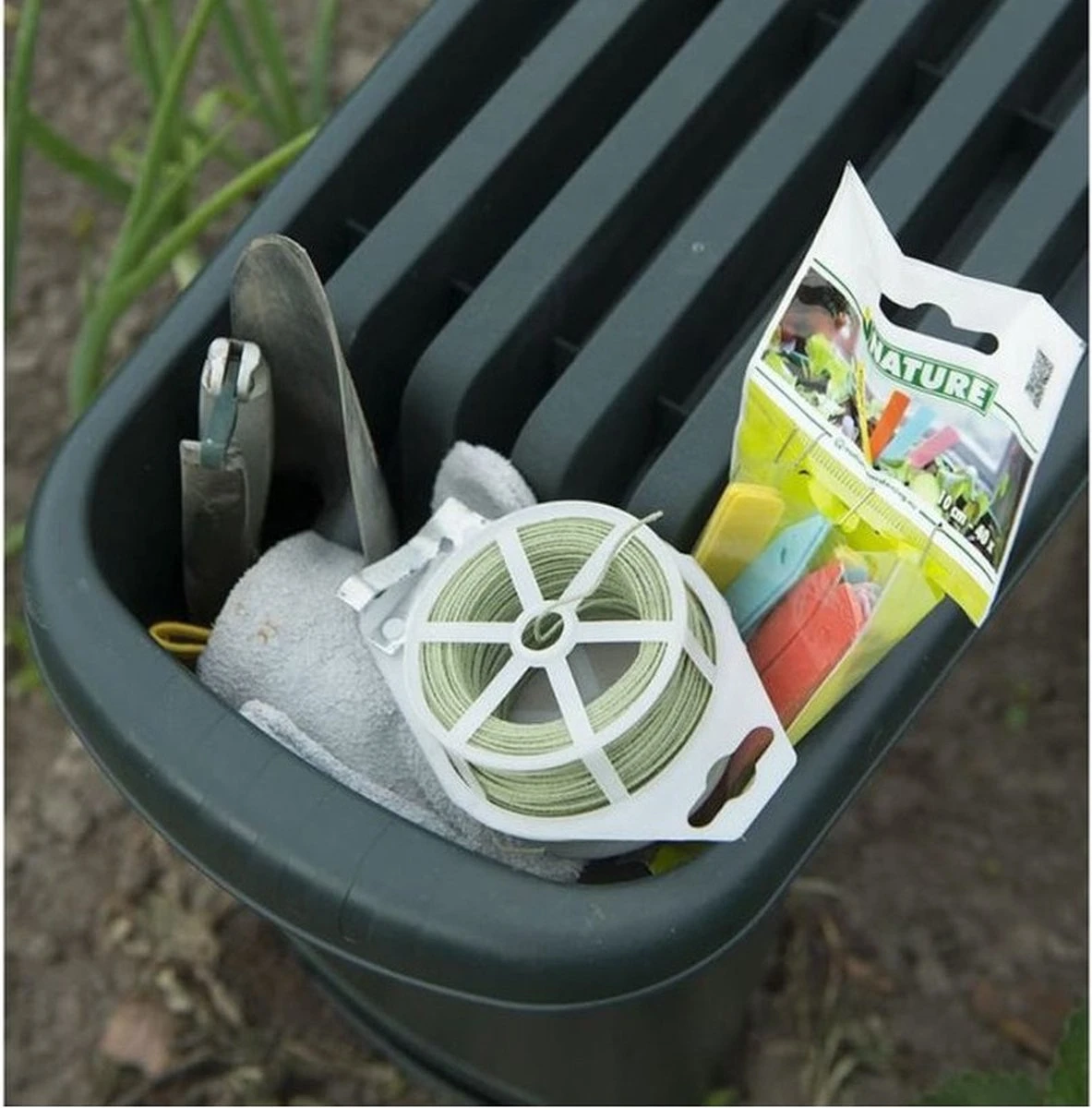 Nature - Tuinkruk 2-in-1 - Tuinzit/-knielkruk - tuin werkbank - grijs - H34 x 66 x 25cm Nature - Tuinkruk 2-in-1 - Tuinzit/-knielkruk - Tuin Werkbank - Grijs - H34 X 66 X 25cm -Tuinmeubelseries Winkel 1183x1200 3