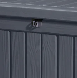 Keter Rockwood Opbergbox - 570L - 155x72,4x64,4cm - Grafiet -Tuinmeubelseries Winkel 1185x1200 8