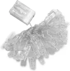 Foto Lichtsnoer Met Knijpers - Warm White - 3.0 Meter, 20 Lichtjes - LED - Wit Licht - Voor Foto's - Batterij 2 Foto Lichtsnoer Met Knijpers - Warm White - 3.0 Meter, 20 Lichtjes - LED - Wit Licht - Voor Foto's - Batterij -Tuinmeubelseries Winkel 1189x1200 1