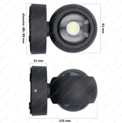 Hoftronic Smart Cupo - LED Wandlamp Up & Down Smart - RGBWW 16,5 Miljoen Kleuren - 6 Watt 600 Lumen - Zwart - Gevellamp Met Music Sync - IP54 Waterdicht - Geschikt Als Wandlamp Buiten, Wandlamp Badkamer En Wandlamp Binnen - 3 Jaar Garantie -Tuinmeubelseries Winkel 1192x1200 7