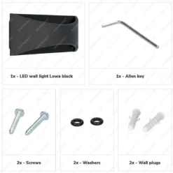 HOFTRONIC Lowa - LED Wandlamp Rechthoek - Up And Down Light (2 Lichts) - 6 Watt 3000K Warm Wit Licht - Modern Design - IP54 Waterdicht - Geschikt Als Binnen En Buiten Wandlamp - 3 Jaar Garantie -Tuinmeubelseries Winkel 1193x1200 10