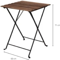 Wooners® Bistroset - Tuintafel Met Twee Stoelen - Metaal En Hout - Zwart 2 Wooners® Bistroset - Tuintafel Met Twee Stoelen - Metaal En Hout - Zwart -Tuinmeubelseries Winkel 1193x1200 5