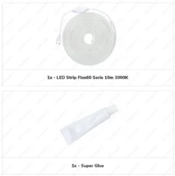 HOFTRONIC FLEX120 - Dimbare LEDstrip 10m - 3000K Warm Wit - IP65 Voor Binnen En Buiten - 120 LEDs Per Meter 2835 High Lumen - 640 Lumen Per Meter - Waterdicht En UV Bestendig - Per Meter Inkortbaar - Incl. Netvoeding En Eurostekker 11 HOFTRONIC FLEX120 - Dimbare LEDstrip 10m - 3000K Warm Wit - IP65 Voor Binnen En Buiten - 120 LEDs Per Meter 2835 High Lumen - 640 Lumen Per Meter - Waterdicht En UV Bestendig - Per Meter Inkortbaar - Incl. Netvoeding En Eurostekker -Tuinmeubelseries Winkel 1195x1200 6