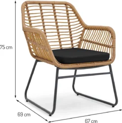 Milton & Oldbrook Tuinset 4-delig Kilsund Naturel -Tuinmeubelseries Winkel 1196x1200 5