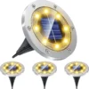 BOTC 4 X LED Solar Grondspot - Solar Tuinverlichting - Buitenlamp - Zonne-energie