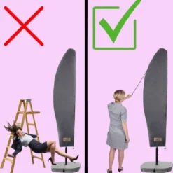 Parasolhoes Voor Zweefparasol–Waterdicht-met Rits En Stok-Superieure Kwaliteit-280cm X 81cm -Tuinmeubelseries Winkel 1199x1200 1