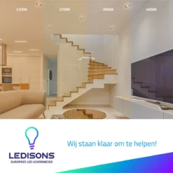 Ledisons LED Inbouwspots Zwart Met Driver - Dimbaar Kantelbaar IP54 3W 2700K Warm Wit Licht 240V 60 Stralingshoek >90 CRI Traploos Dimmen - Vivaro Zwart - Slechts 23MM Inbouwdiepte! 5 Jaar Garantie Energieverbruik: A++ -Tuinmeubelseries Winkel 1199x1200 6