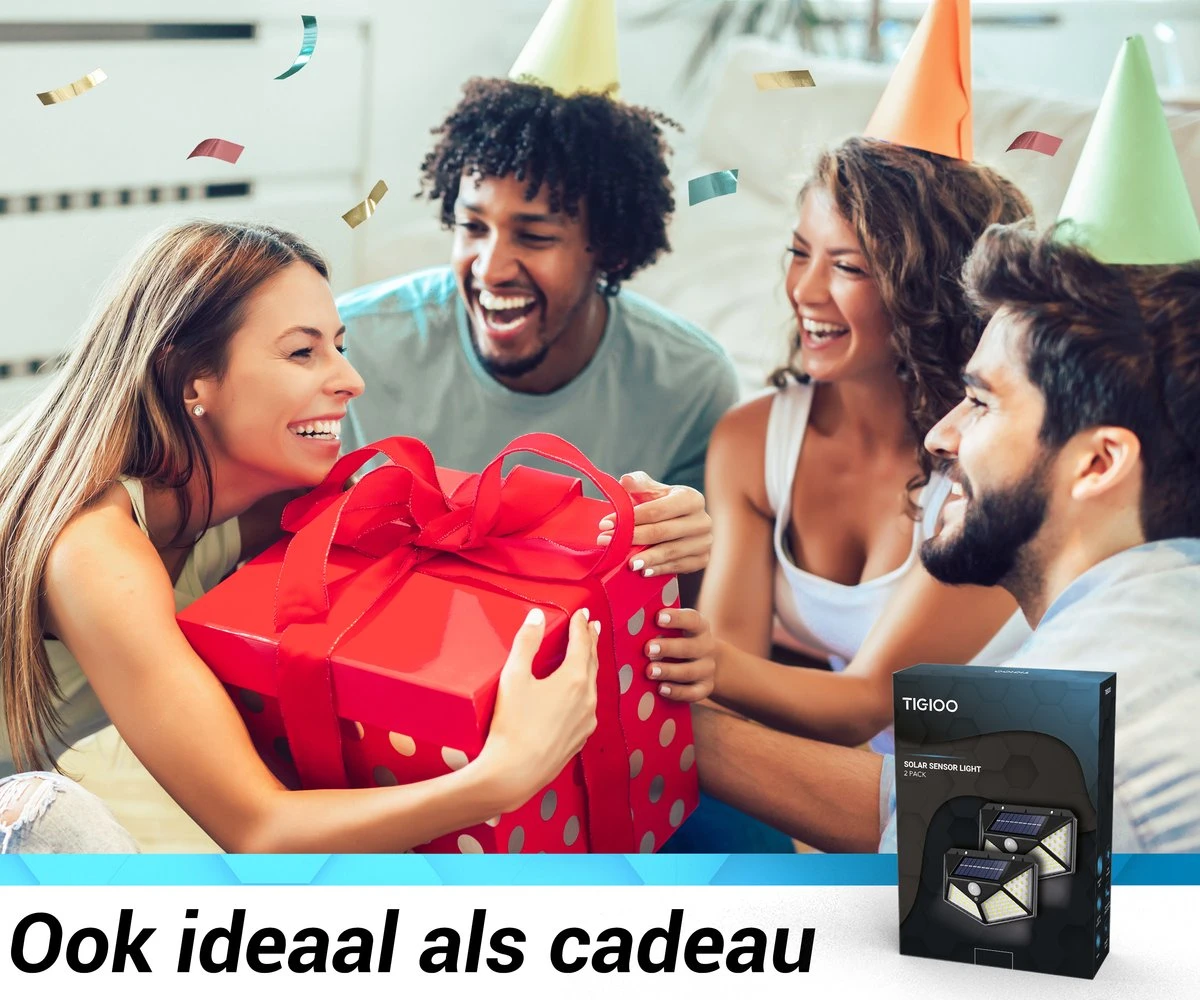 TIGIOO Solar LED Tuinverlichting met Bewegingssensor - Wandlamp Buitenlamp - Tuinlamp Op Zonneenergie - (2Pack) TIGIOO Solar LED Tuinverlichting Met Bewegingssensor - Wandlamp Buitenlamp - Tuinlamp Op Zonneenergie - (2Pack) -Tuinmeubelseries Winkel 1200x1000 2