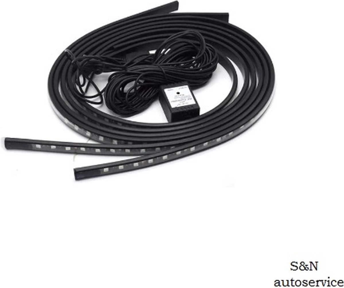 Auto Led verlichting - Underglow Led Strip Licht -Mobiele app - 12V Merkloos Auto Led Verlichting - Underglow Led Strip Licht -Mobiele App - 12V -Tuinmeubelseries Winkel 1200x1005 12