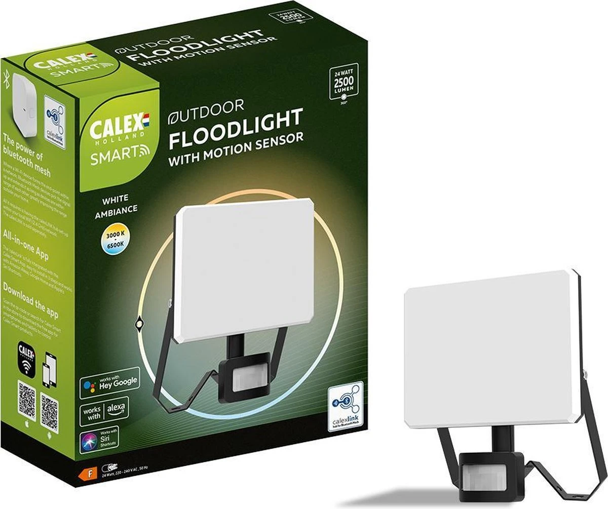 Calex Smart Outdoor - Slimme LED Schijnwerper - LED Floodlight met bewegingssensor - Voor buiten - 24W Calex Smart Outdoor - Slimme LED Schijnwerper - LED Floodlight Met Bewegingssensor - Voor Buiten - 24W -Tuinmeubelseries Winkel 1200x1005 13