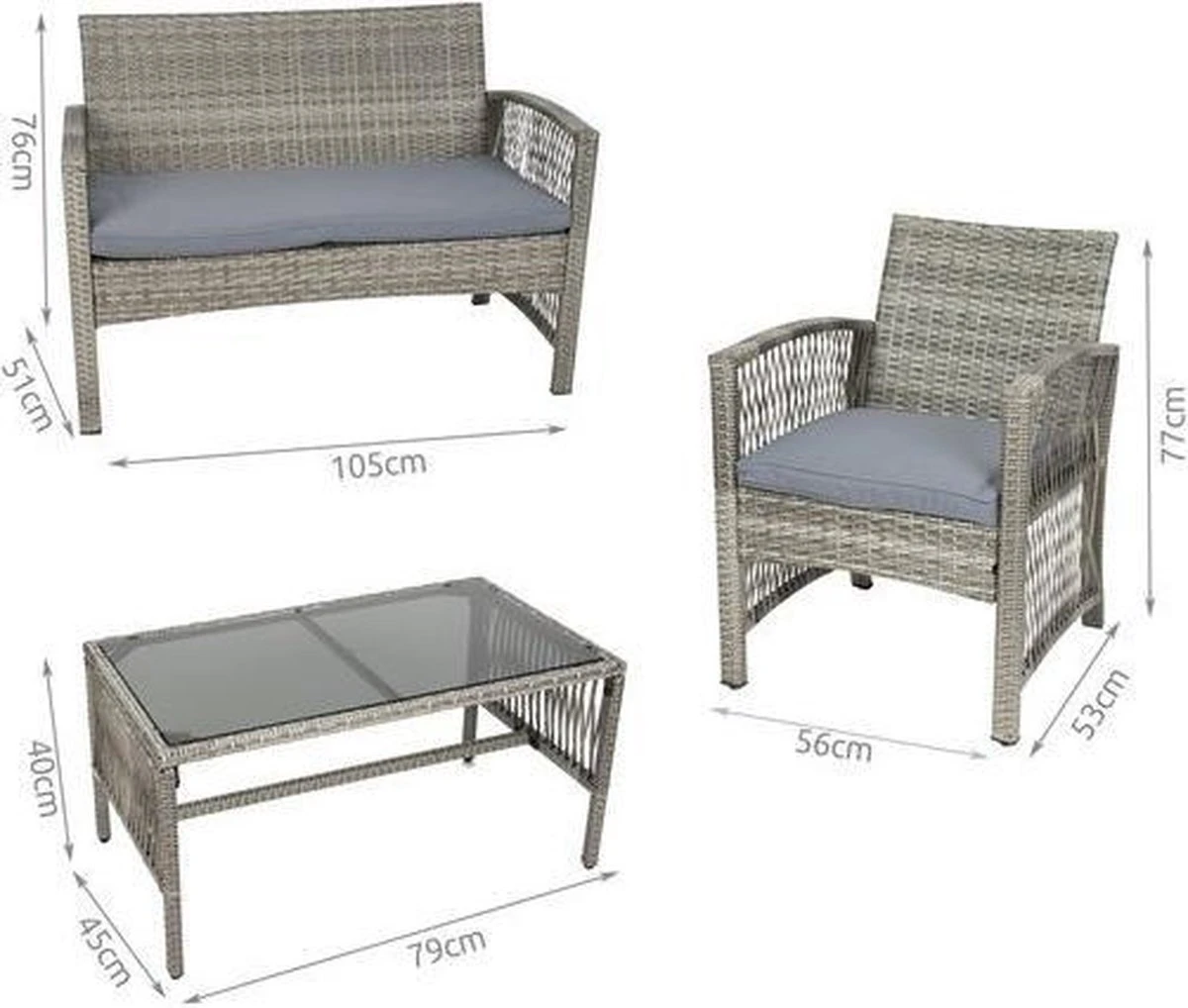 Tuin Loungeset Grijs / Bruin - Lounge set Tuin - Relax Bank - Lounge Bank Tuin - Tuinbank - Loungebank - Tuinset/ Loungebank - Tuinset - Tuinstoel - Loungeset - Rattan Tuinmeubilair - Poly Rotan Tuinmeubelen - Grijs / Bruin Merkloos Tuin Loungeset Grijs / Bruin - Lounge Set Tuin - Relax Bank - Lounge Bank Tuin - Tuinbank - Loungebank - Tuinset/ Loungebank - Tuinset - Tuinstoel - Loungeset - Rattan Tuinmeubilair - Poly Rotan Tuinmeubelen - Grijs / Bruin -Tuinmeubelseries Winkel 1200x1018 2
