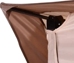 Outsunny Paviljoen Met Zijwanden Partytent Tuintent Popup 3,25 X 3,25 M Khaki 840-166 -Tuinmeubelseries Winkel 1200x1018