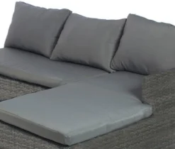 MaxxGarden Loungeset – Rattan Hoekset - 4 Persoons - Incl. Salontafel - Grijs -Tuinmeubelseries Winkel 1200x1020