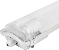 Ledvion LED TL Armatuur 150cm - Dubbel - IP65 - Geschikt Voor Koppelbaar - RVS Clips