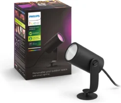 Philips Hue Lily Tuinspot Starterspakket - Prikspot White And Color Ambiance - Prikspots Voor Buiten - Tuinverlichting - 2 Spots - Zwart -Tuinmeubelseries Winkel 1200x1022 13