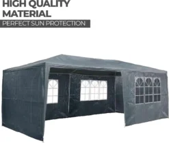 MaxxGarden Partytent - Paviljoen - 3x6m - Incl. Zijwanden - Waterdicht - Antraciet -Tuinmeubelseries Winkel 1200x1022 2