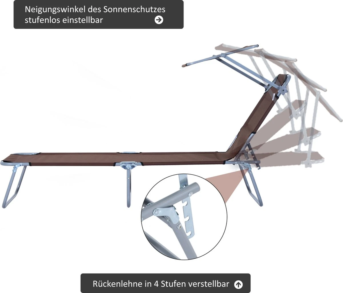 Outsunny Ligstoel ligbank voor buiten ligstoel voor op het strand inklapbaar met zonnedak 3 kleuren 84B-001 Outsunny Ligstoel Ligbank Voor Buiten Ligstoel Voor Op Het Strand Inklapbaar Met Zonnedak 3 Kleuren 84B-001 -Tuinmeubelseries Winkel 1200x1023 1