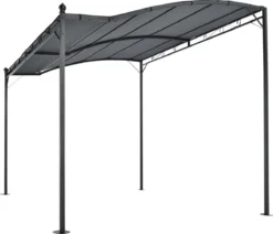Pergola Tuinpaviljoen 300x250x243 Cm Antraciet Donkergrijs 3 Pergola Tuinpaviljoen 300x250x243 Cm Antraciet Donkergrijs -Tuinmeubelseries Winkel 1200x1032 3