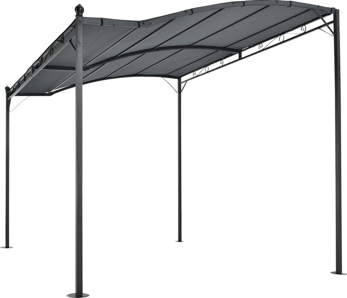 Pergola tuinpaviljoen 300x250x243 cm antraciet donkergrijs Pergola Tuinpaviljoen 300x250x243 Cm Antraciet Donkergrijs -Tuinmeubelseries Winkel 1200x1032 3