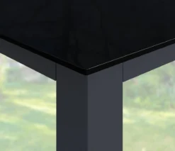 Casaria – Tuintafel – Aluminium – 90x90x75cm –Antraciet -Tuinmeubelseries Winkel 1200x1034