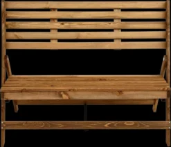 Merkloos Inklapbare Houten Tuinbank