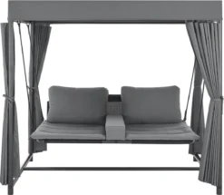 Schommelbank / Ligbank Kassandra - Donkergrijs -Tuinmeubelseries Winkel 1200x1046 1