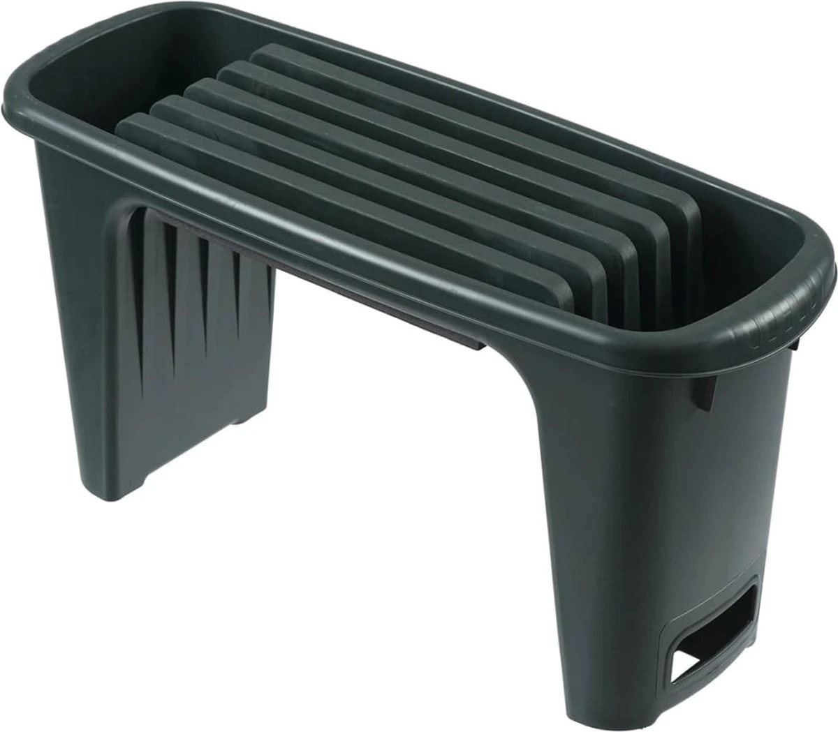 Nature - Tuinkruk 2-in-1 - Tuinzit/-knielkruk - tuin werkbank - grijs - H34 x 66 x 25cm Nature - Tuinkruk 2-in-1 - Tuinzit/-knielkruk - Tuin Werkbank - Grijs - H34 X 66 X 25cm -Tuinmeubelseries Winkel