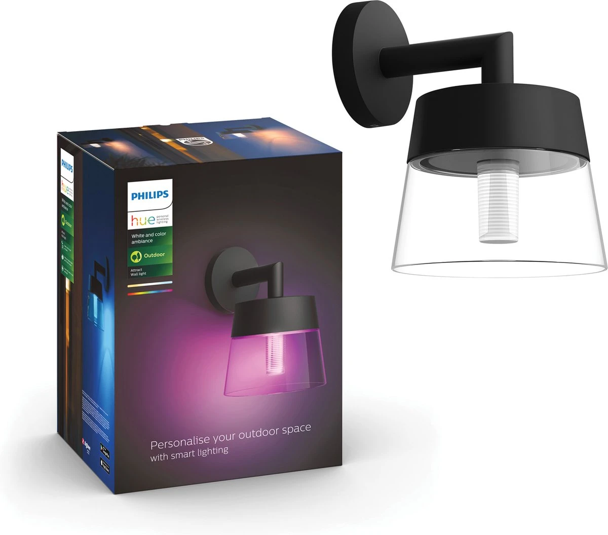 Philips Hue Attract muurlamp - wit en gekleurd licht - zwart Philips Hue Attract Muurlamp - Wit En Gekleurd Licht - Zwart -Tuinmeubelseries Winkel 1200x1056 2