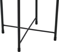 Bloempot Op Standaard Mol Set Van 2 Zwart En Goud 4 Bloempot Op Standaard Mol Set Van 2 Zwart En Goud -Tuinmeubelseries Winkel 1200x1066 3