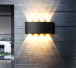 Wandlamp Voor Binnen En Buiten - Buitenlamp - Ovaal - 2700k - Zwart - 22x8x4cm -Tuinmeubelseries Winkel 1200x1069 1