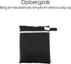 Merkloos Beschermhoes Voor Tuinmeubelen - 250x250x90cm - Zwart -Tuinmeubelseries Winkel 1200x1078 2