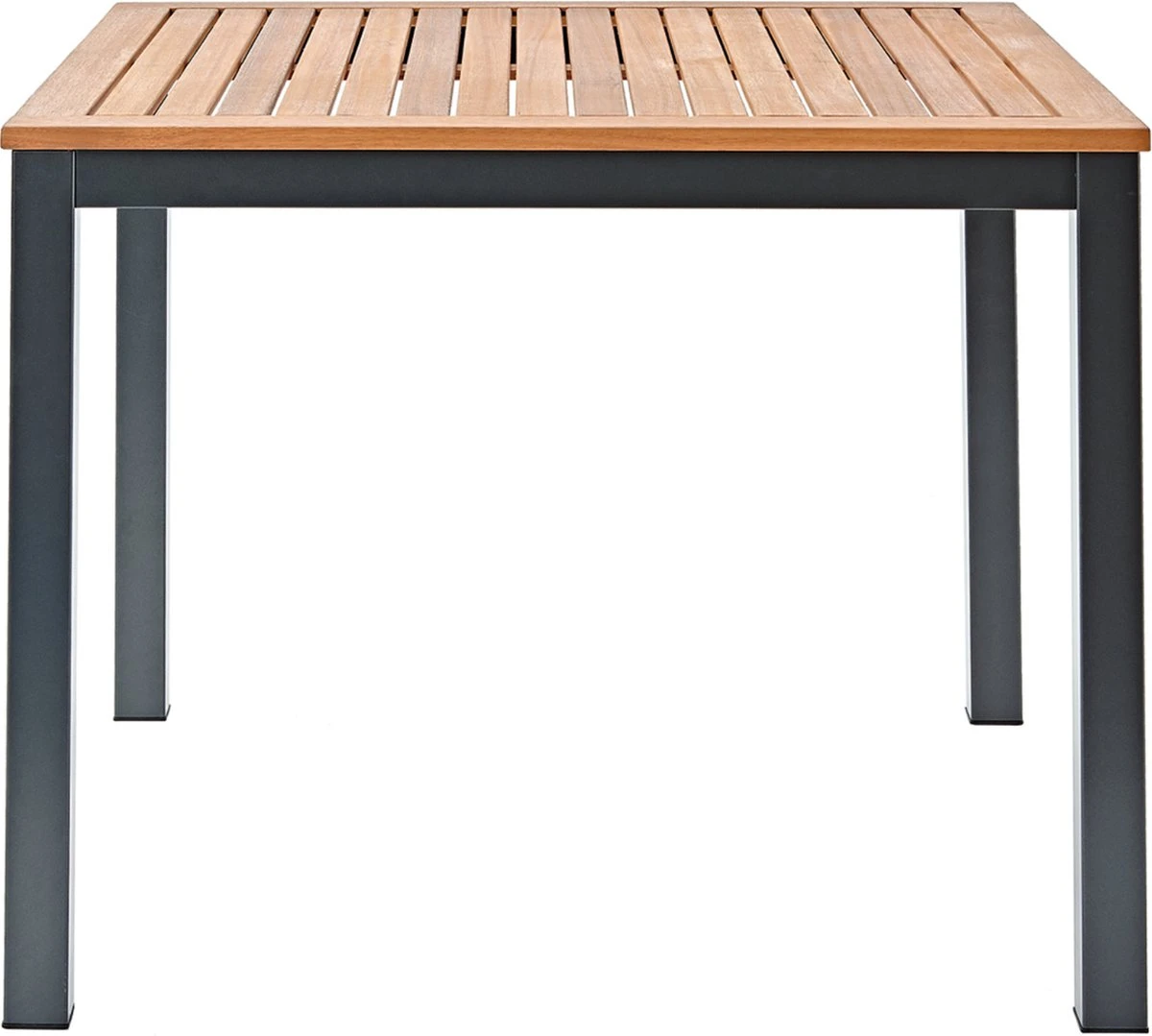 NATERIAL - Tuintafel vierkant ORIS - 4 personen - houten tafel 90x90 cm - aluminium - met houten blad - eucalyptus NATERIAL - Tuintafel Vierkant ORIS - 4 Personen - Houten Tafel 90x90 Cm - Aluminium - Met Houten Blad - Eucalyptus -Tuinmeubelseries Winkel 1200x1079 1