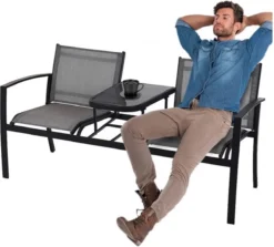 Pro Garden ProGarden Tuinbankje Met Tafel Tweepersoons 2 Pro Garden ProGarden Tuinbankje Met Tafel Tweepersoons -Tuinmeubelseries Winkel 1200x1081 2