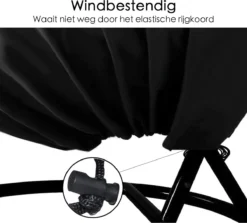 Egg Swing Beschermhoes - 2-Persoons Hangstoel - Beschermhoes Hangstoel Egg - Waterproof - Universeel Model -Tuinmeubelseries Winkel 1200x1085