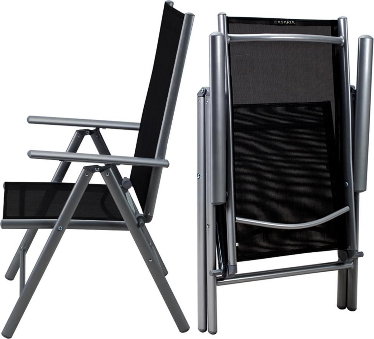 Tuinset 4 + 1 Klapstoelen Tuintafel – Aluminium 80x80cm - Grijs Tuinset 4 + 1 Klapstoelen Tuintafel – Aluminium 80x80cm - Grijs -Tuinmeubelseries Winkel 1200x1088 1