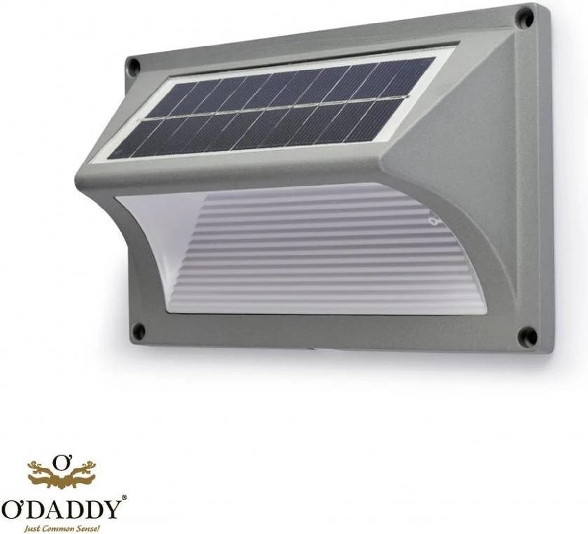 O'DADDY® Castor tuinverlichting op zonneenergie - Wandlamp buiten - solar tuinverlichting - 50 lumen warm wit - aluminium grijs - Draadloos O'DADDY® Castor Tuinverlichting Op Zonneenergie - Wandlamp Buiten - Solar Tuinverlichting - 50 Lumen Warm Wit - Aluminium Grijs - Draadloos -Tuinmeubelseries Winkel 1200x1091 2