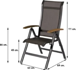 Hartman Alice Verstelbare Tuinstoel - Grijs 2 Hartman Alice Verstelbare Tuinstoel - Grijs -Tuinmeubelseries Winkel 1200x1100 1