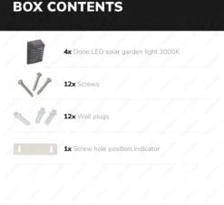 4x HOFTRONIC Dono - Solar Wandlamp Buiten - IP65 Waterdicht - Wintersolar Technologie Monokristal Zonnepaneel - 3000K Warm Wit (sfeervol) - Solar Tuinverlichting Zonne Energie 4 4x HOFTRONIC Dono - Solar Wandlamp Buiten - IP65 Waterdicht - Wintersolar Technologie Monokristal Zonnepaneel - 3000K Warm Wit (sfeervol) - Solar Tuinverlichting Zonne Energie -Tuinmeubelseries Winkel 1200x1102 4