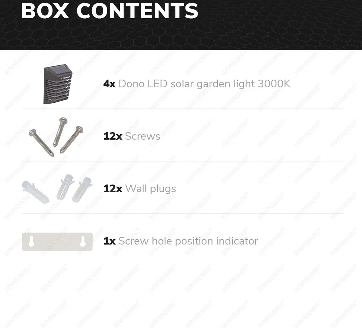 4x HOFTRONIC Dono - Solar wandlamp buiten - IP65 Waterdicht - Wintersolar Technologie Monokristal Zonnepaneel - 3000K Warm Wit (sfeervol) - Solar tuinverlichting zonne energie 4x HOFTRONIC Dono - Solar Wandlamp Buiten - IP65 Waterdicht - Wintersolar Technologie Monokristal Zonnepaneel - 3000K Warm Wit (sfeervol) - Solar Tuinverlichting Zonne Energie -Tuinmeubelseries Winkel 1200x1102 4
