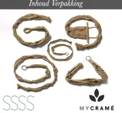 5 Stuks Luxe Jute Plantenhangers - Boho Handgeweven Katoen Hangpot Voor Binnen/Buiten - Hangende Bloempot Met Kralen - Macramé Touw/Koord Hangplant Houder - Bohemian Wandhanger Decoratie - Plant Hanger - Verticale Tuin Bloempothouder Planthanger -Tuinmeubelseries Winkel 1200x1111 3