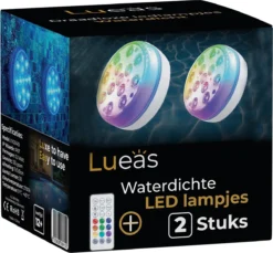 Lueas® Draadloze Ledlampjes Waterdicht - Met Afstandbediening -2 Stuks Op Batterijen - RGB - Dimbaar -Tuinmeubelseries Winkel 1200x1113 6