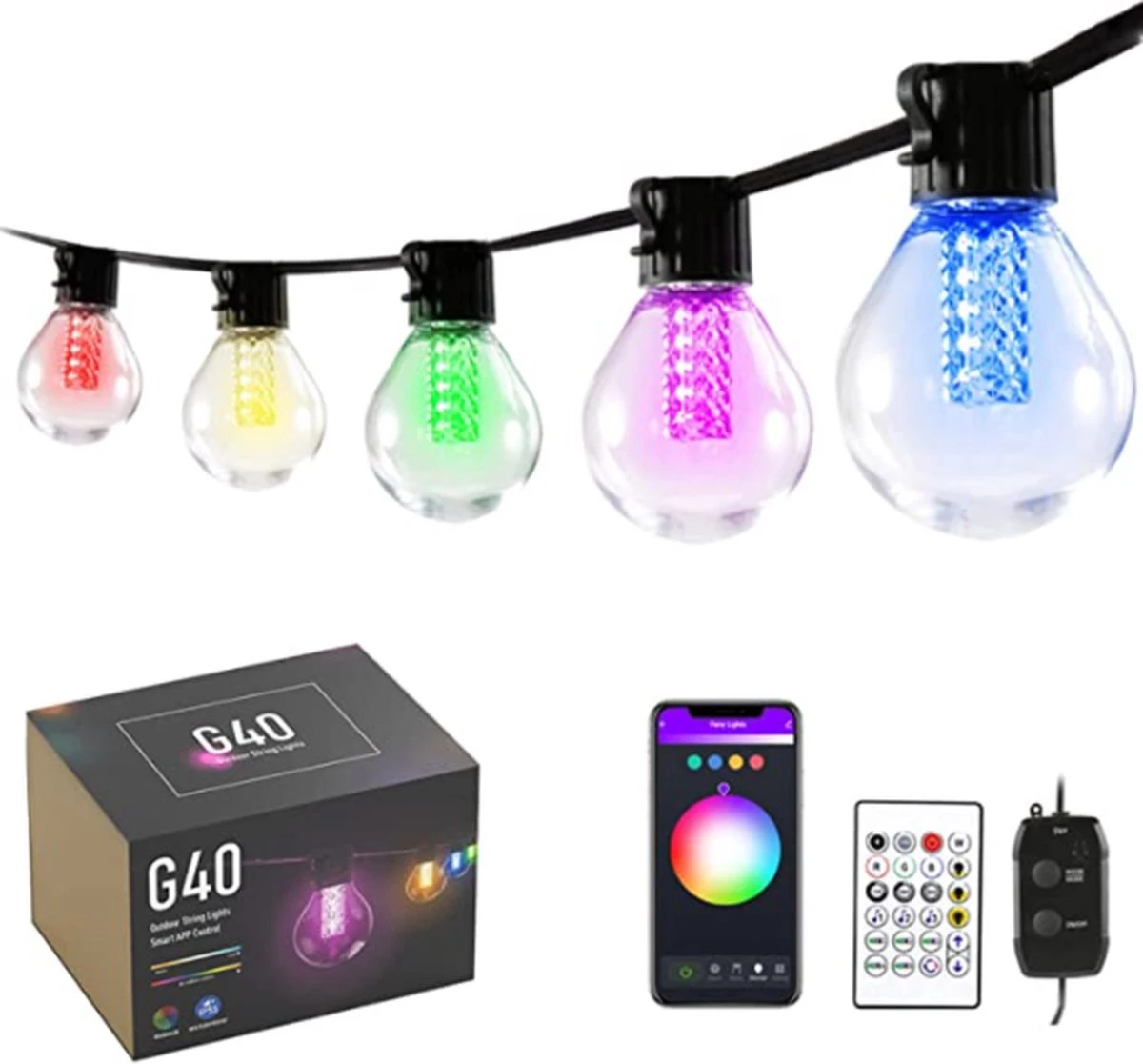 Lichtendirect- Smart Led - lichtsnoer- 15 meter- 25 Led lampen- met App functie en afstandsbediening- tuinverlichting- lichtsnoeren- voor buiten- prikkabel- buitenverlichting- waterbestendig IP65- prikkabel- Kerst verlichting - lichtslinger Lichtendirect- Smart Led - Lichtsnoer- 15 Meter- 25 Led Lampen- Met App Functie En Afstandsbediening- Tuinverlichting- Lichtsnoeren- Voor Buiten- Prikkabel- Buitenverlichting- Waterbestendig IP65- Prikkabel- Kerst Verlichting - Lichtslinger -Tuinmeubelseries Winkel 1200x1117 4