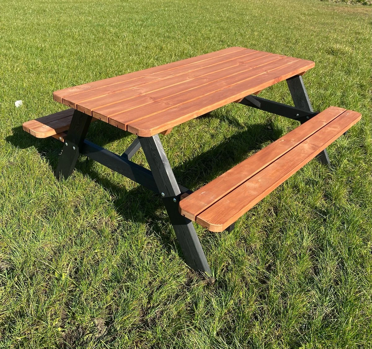 Goedkopepicknicktafels.nl | Zwart Bruine XL Picknicktafel Bruno | Tuintafel 6 persoons | Bruin Zwart Gespoten Gedroogd Grenen Hout! Goedkopepicknicktafels.nl | Zwart Bruine XL Picknicktafel Bruno | Tuintafel 6 Persoons | Bruin Zwart Gespoten Gedroogd Grenen Hout! -Tuinmeubelseries Winkel 1200x1127 1