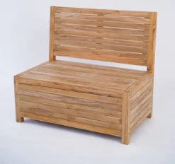 Kleine Teakhouten Tuinbank Met Opbergruimte - 100 X 60 X 90 Cm - Duurzaam Teakhout - Blijft Strak En Mooi - Sterke Constructie Om Lang Mee Te Gaan -Tuinmeubelseries Winkel 1200x1128 1