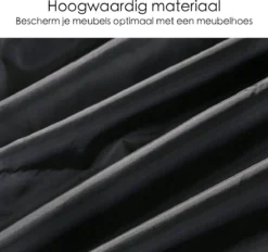 Merkloos Beschermhoes Voor Tuinmeubelen - 250x250x90cm - Zwart -Tuinmeubelseries Winkel 1200x1129 1